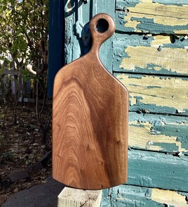 Planche de service / à découper en noyer noir