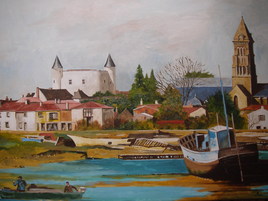 Ile de Noirmoutier. Le port.