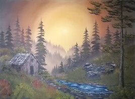 Cabane dans la for&ecirc;t