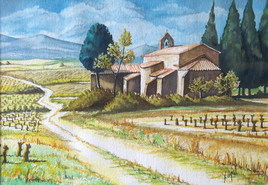 Chapelle dans les vignes