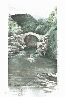 baigneuse du Pont du Diable