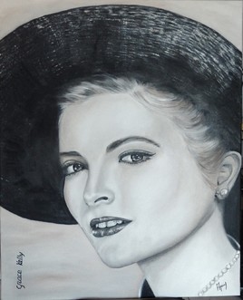 Portrait "Princesse Grace Kelly" de Monaco