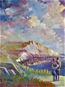 promenade sur la falaise de Boulogne sur mer