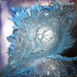 Waking dream (Somnium - Blue série 2/2) Peinture 30X30