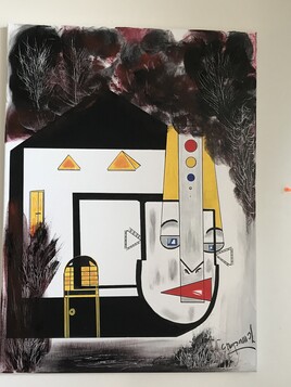 &OElig;uvre originale -sign&eacute;e par l&rsquo;artiste - LA MAISON DE CHARLY