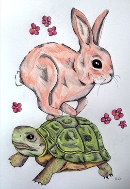 Le lièvre et la tortue