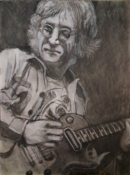 John en concert.