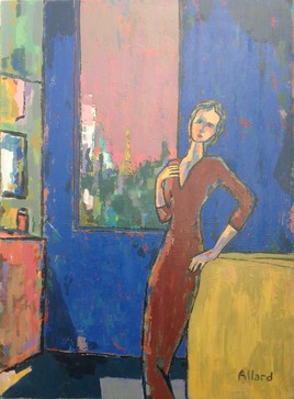 Meublé bleu à Paris, 1997 (Collection particulière à Quimper)