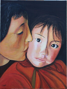 Jeune fille boudeuse