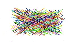 peinture abstraite / abstract painting - ref. 071  (162x97cm)