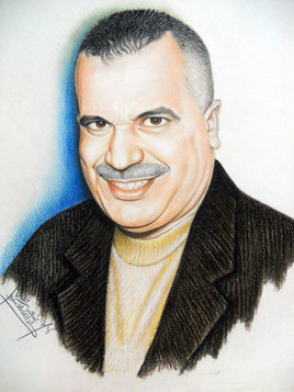 Portrait de l artiste humoriste marocaine Mohammed el Kheyari