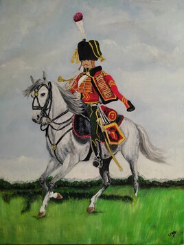 Hussard trompette 7 éme régiment 1er empire