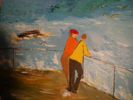 Biarritz B&eacute;ret Rouge F15  65 x 54 cm