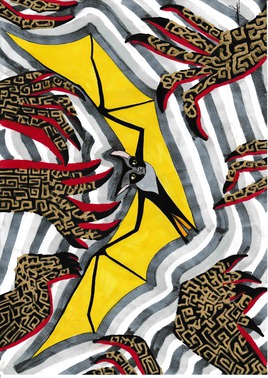 Chauve souris en vol