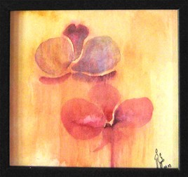 essai fleur aquarelle