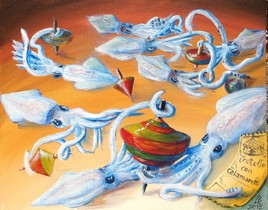 Trotolle con calamaretti