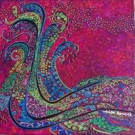 "DU VAGUE &Agrave; L'&Acirc;ME - fond bordeaux"