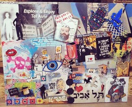 Tel Aviv mixed media