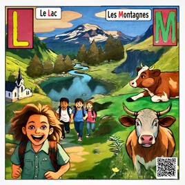 Alphabet fran&ccedil;ais pour nos petits - Lettres L M