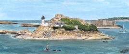l'île Louët et son phare