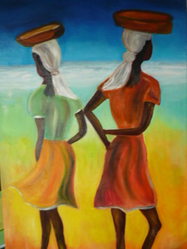 Africa - huile 50x70