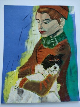 Enfant avec son chien