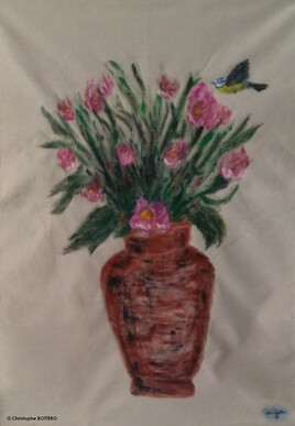 Curieuse M&eacute;sange bleue