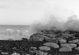 Confrontation r&ocirc;che et mer