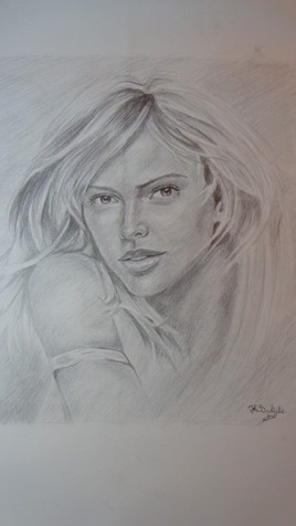 Portrait d'une actrice .