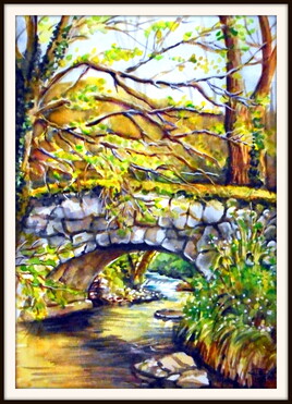 Printemps au pont de l'Escou