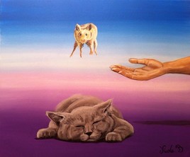 "Le hamster et le chat"