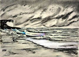 Gros temps sur Yport