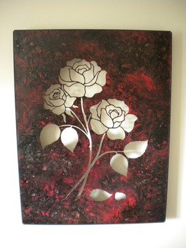 tableau &eacute;vid&eacute; roses