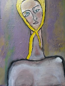La femme au foulard jaune