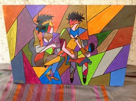 Deux amies et l' enfant