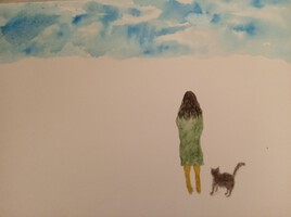 vieux chat et sa maman