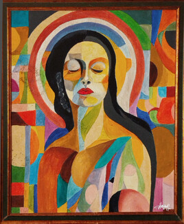 Femme &agrave; l'aur&eacute;ole