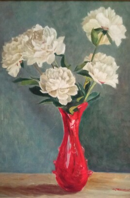 Le vase rouge