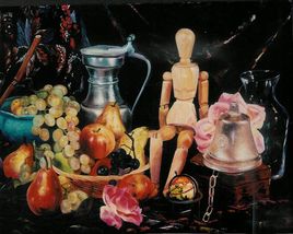 nature morte au pantin