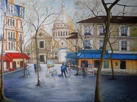 Montmartre - Place du Tertre à Paris