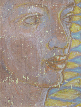 Autoportrait &agrave; la craie grasse 2