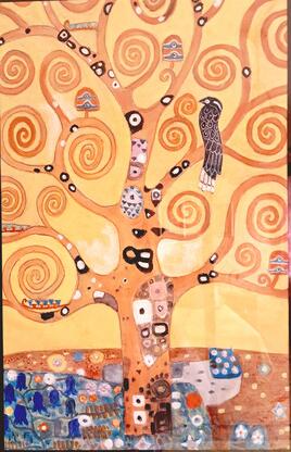 L'arbre de vie, d'apr&egrave;s G. Klimt