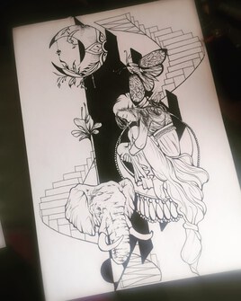 Pensive et respectueuse, je monte les marches de la vie accompagnée de mon animal totem