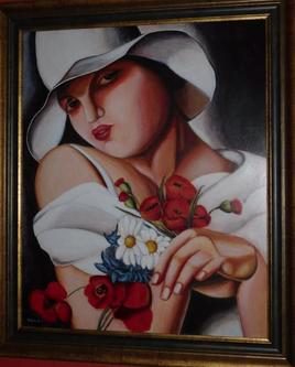 la femme au chapeau