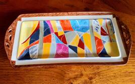 Colette Fabre.         Plat moderne