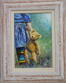 La Fillette et son nounours