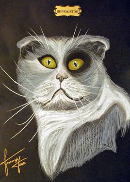 Collections de 12 &oelig;uvres  Chats Dieux   HEPHAISTOS