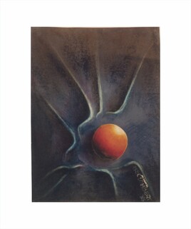 Sphère Jaune Toile plissée