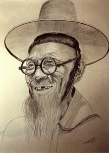 Vieux notable cor&eacute;en