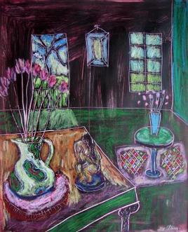 int&eacute;rieur &agrave; la statuette